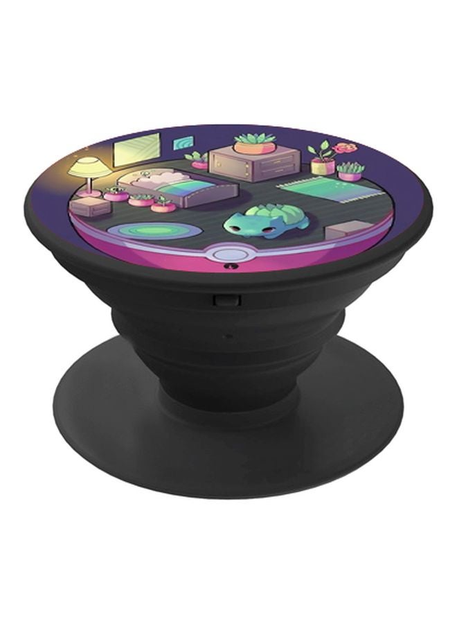 بي بي حامل هاتف بوب سوكيت بطبعة من مسلسل الرسوم المتحركة "Pokemon" أرجواني/أزرق داكن/أسود - Image 1