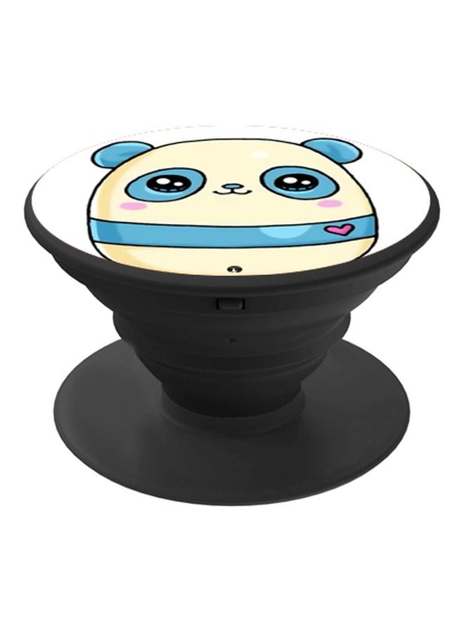 بي بي حامل هاتف بوب سوكيت بطبعة باندا بيج/أبيض/أزرق - Image 1