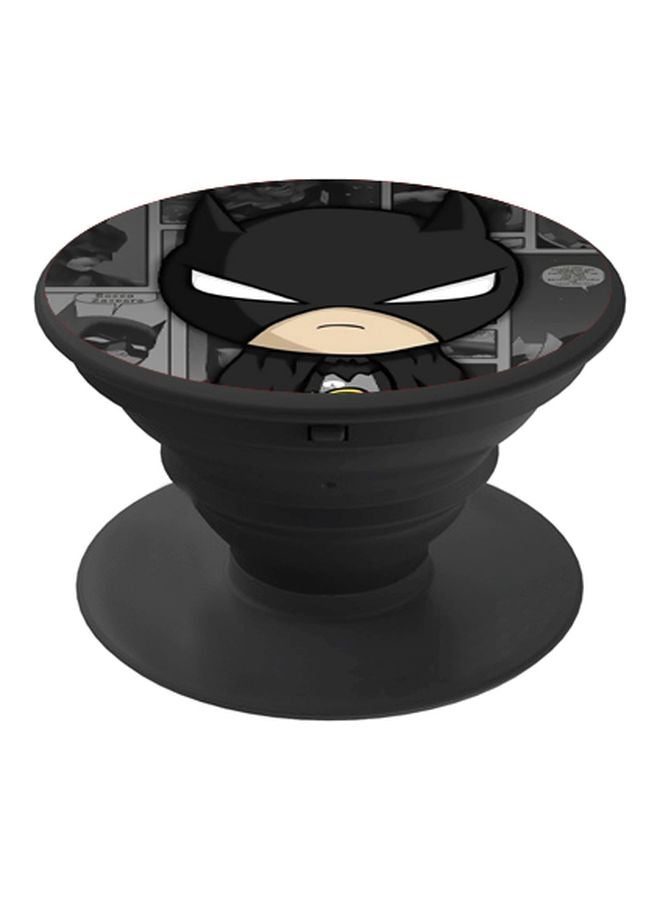 BP Batman Printed Pop Socket Phone Holder Grey/White/Black - Image 1