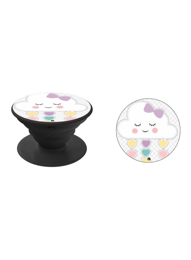BP Cartoon Cloud Printed Pop Socket Phone Holder Multicolour - Image 2