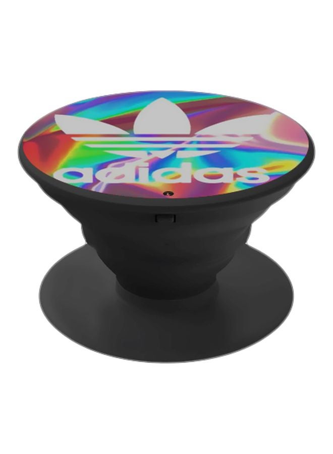 بي بي حامل هاتف بوب سوكيت مطبوع بتصميم شعار العلامة التجارية أديداس أزرق/أحمر/أسود - Image 1