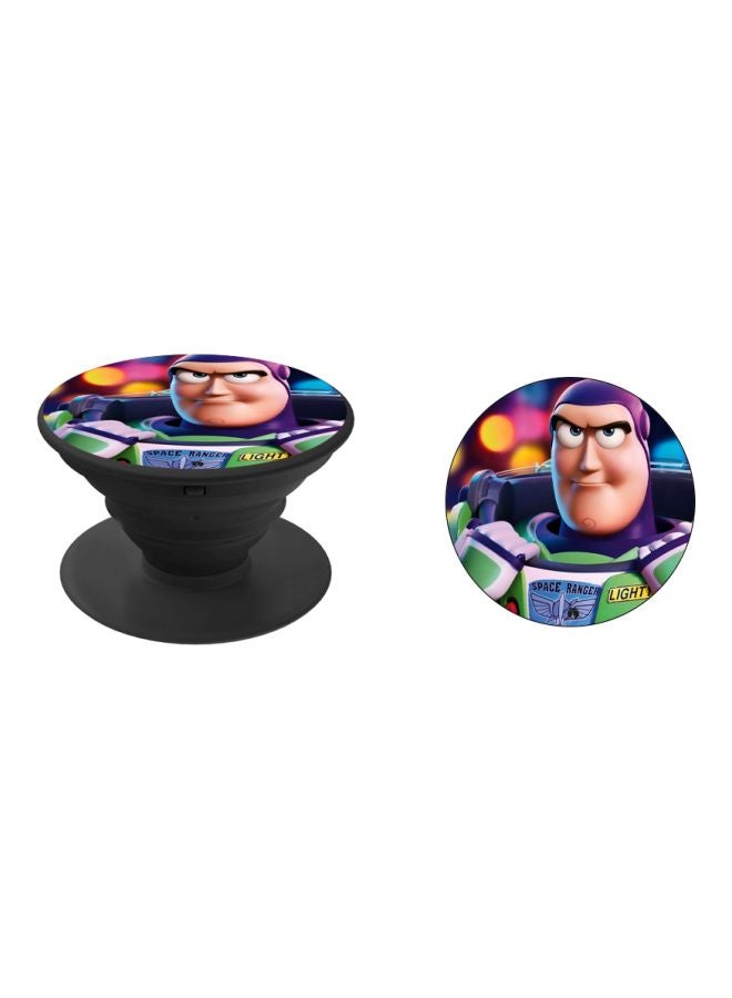 BP Toy Story Cartoon Printed Pop Socket Phone Holder Purple/Cream/Black - Image 2