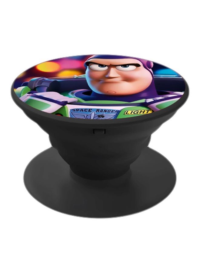 BP Toy Story Cartoon Printed Pop Socket Phone Holder Purple/Cream/Black - Image 1