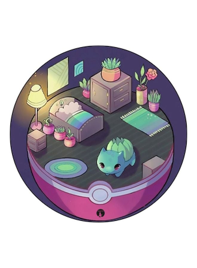 بي بي حامل هاتف بوب سوكيت بطبعة من مسلسل الرسوم المتحركة "Pokemon" أرجواني/أزرق داكن/أسود - Image 2