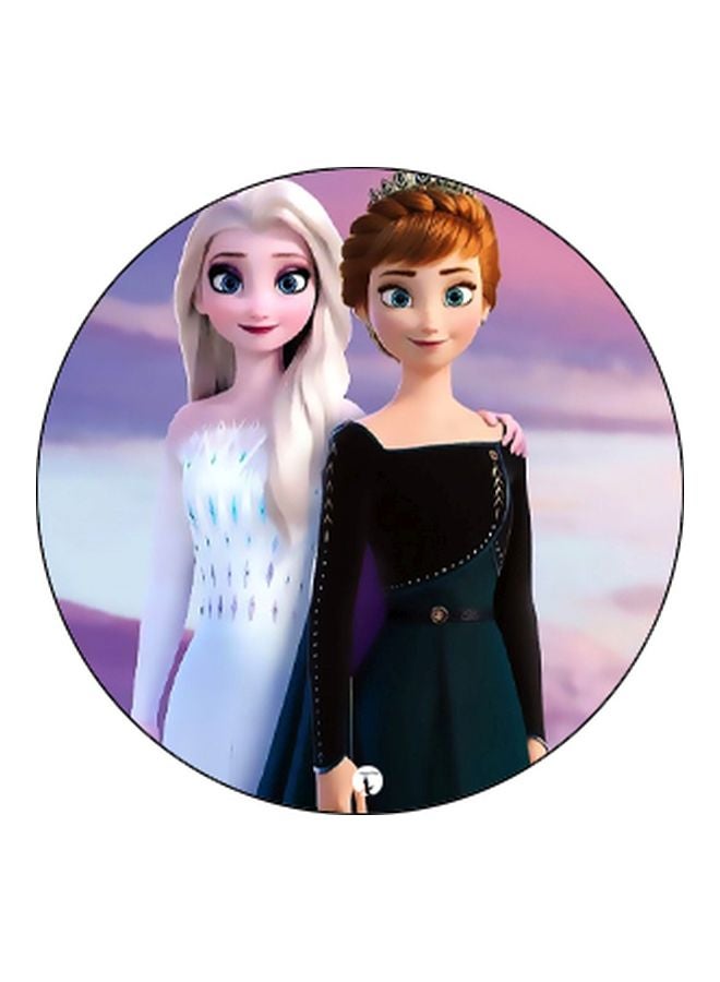 بي بي حامل للهاتف بوب سوكيت مزين بطبعة الأختين من فيلم Frozen أزرق/أخضر داكن/أسود - Image 2
