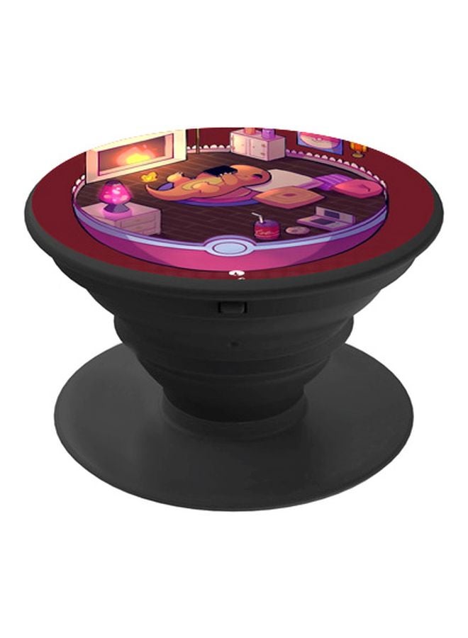 بي بي حامل هاتف بوب سوكيت بطبعة شخصية تشارمندر من مسلسل الرسوم المتحركة "Pokemon" أرجواني/ برتقالي/ أسود - Image 1