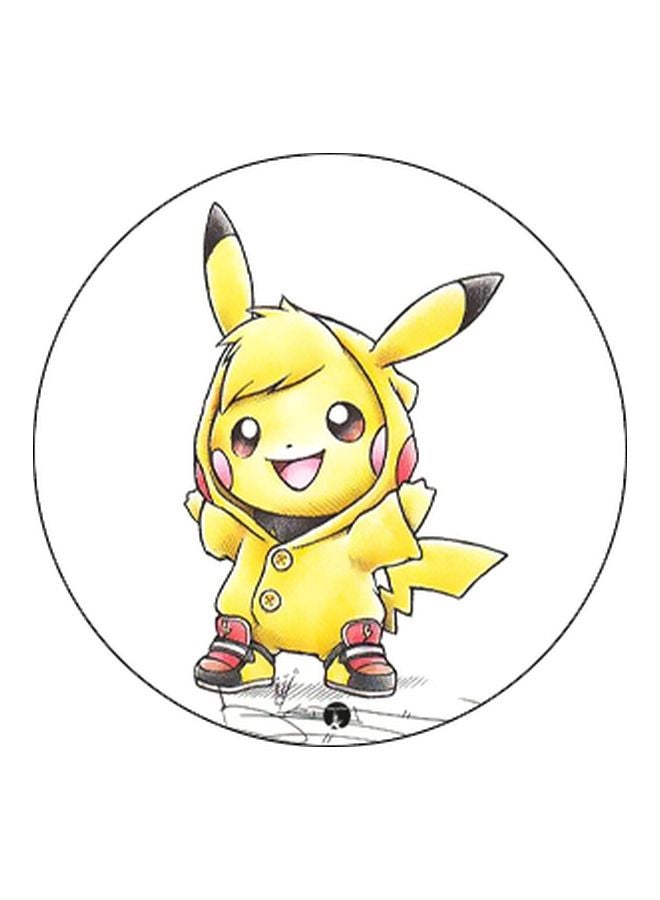 BP Pokemon Jigglypuff Printed Pop Socket Phone Holder White/Yellow/Black - Image 2