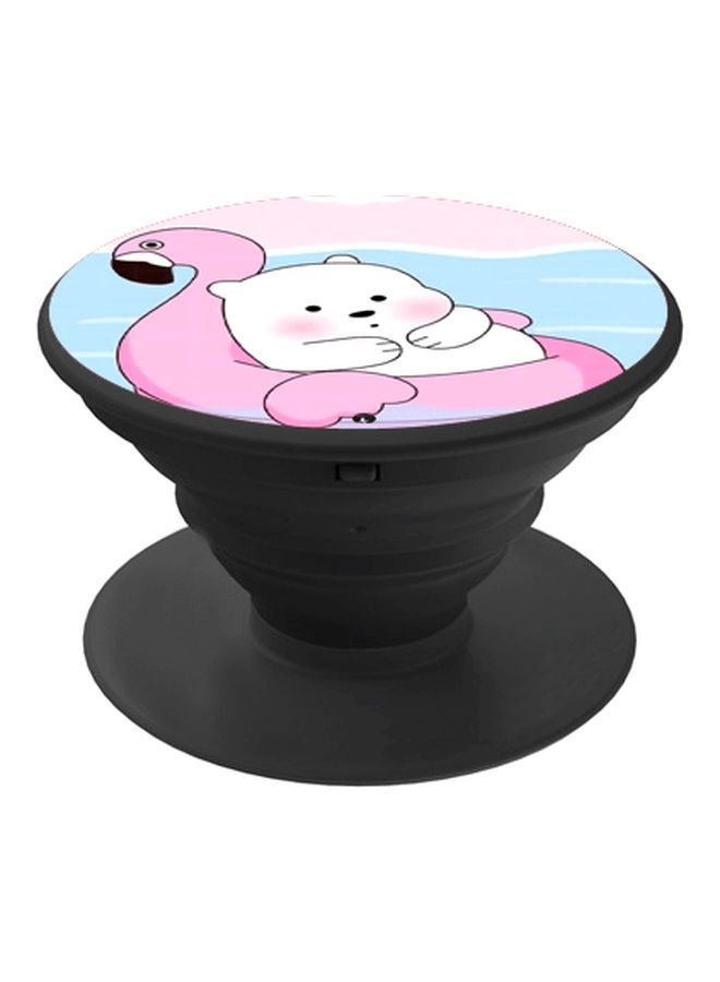 BP Cartoon Printed Pop Socket Phone Holder Pink/Blue/Black - Image 1