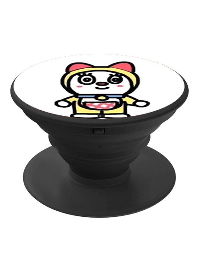 BP Cartoon Printed Pop Socket Phone Holder White/Red/Black - Image 1