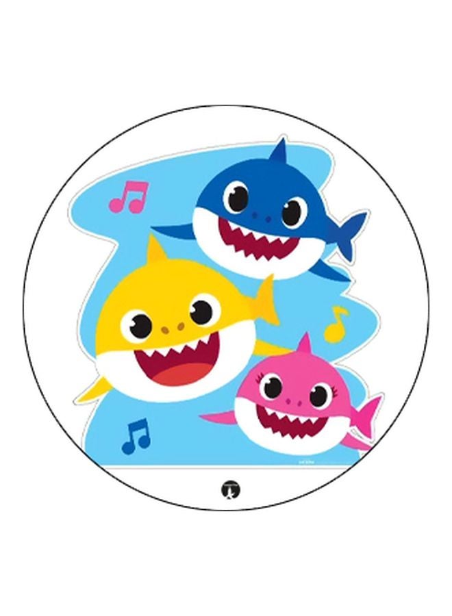 BP Cartoon Printed Pop Socket Phone Holder Blue/White/Yellow - Image 2