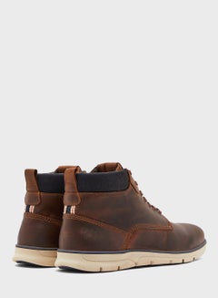 JACK & JONES Lace Up Ankle Boot Brown  - Image 2
