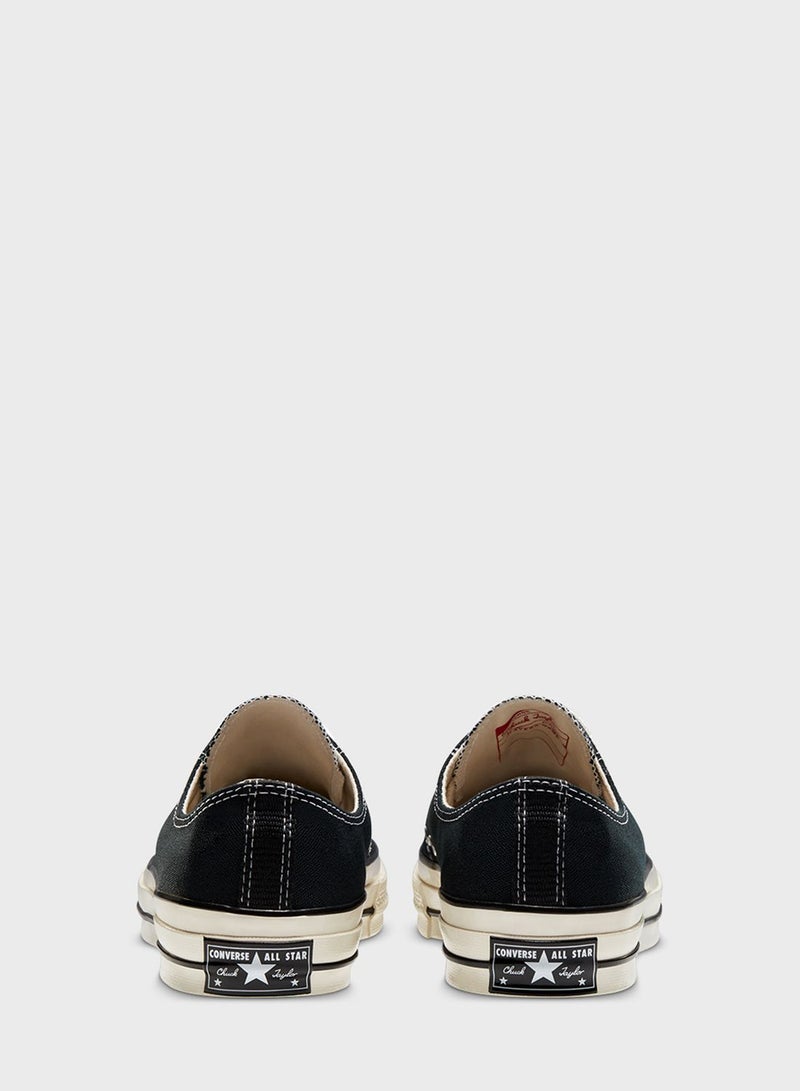 كونفرس سنيكرز تشاك تايلور أول ستار 70S برقبة منخفضة أسود/أبيض - Image 2