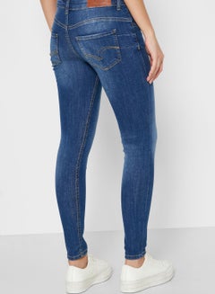 Mid Wash Skinny Jeans Blue - v1602515287/N41129929V_2