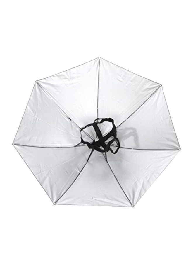 XiuWoo - Portable Umbrella Hat With Elastic Band 25.2inch - Image 1