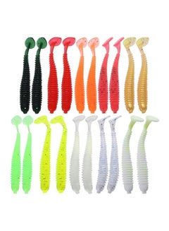 Pair Of 10 Soft Sea Silkworm Artificial Baits 13.5cm