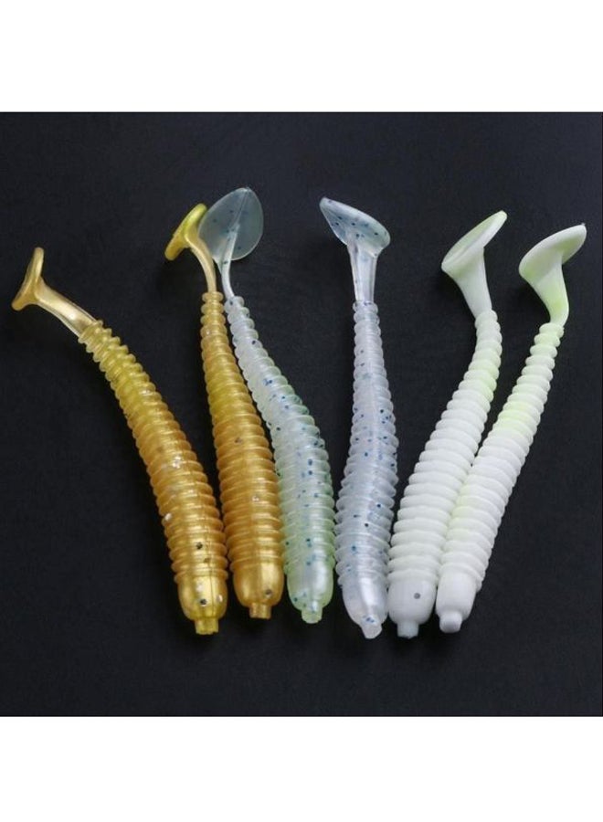 XiuWoo - Pair Of 10 Soft Sea Silkworm Artificial Baits 13.5cm - Image 1