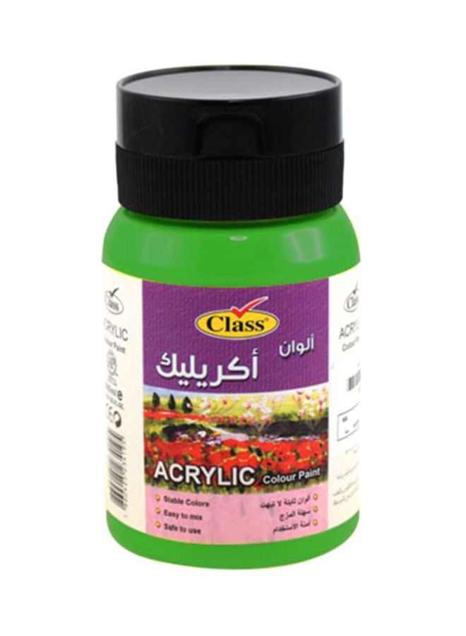 class Acrylic Water Colour Paint Green  - Image 1