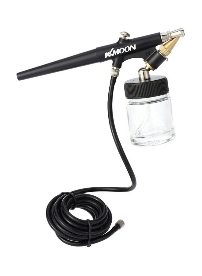 KKmoon Atomizing Siphon Feed Airbrush Black/Clear  - Image 1