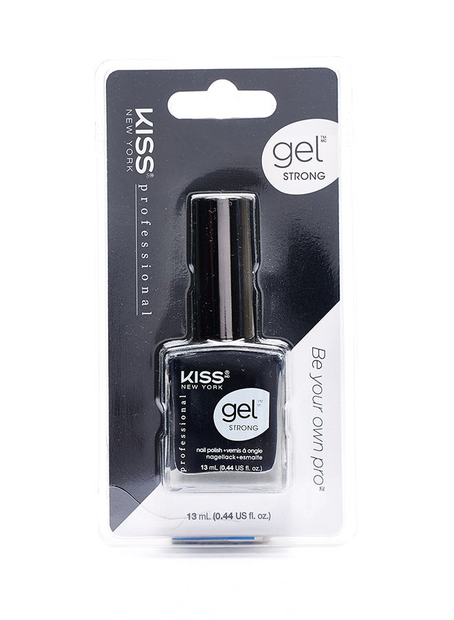 KISS Gel Strong Nail Polish Black Hole  - Image 1