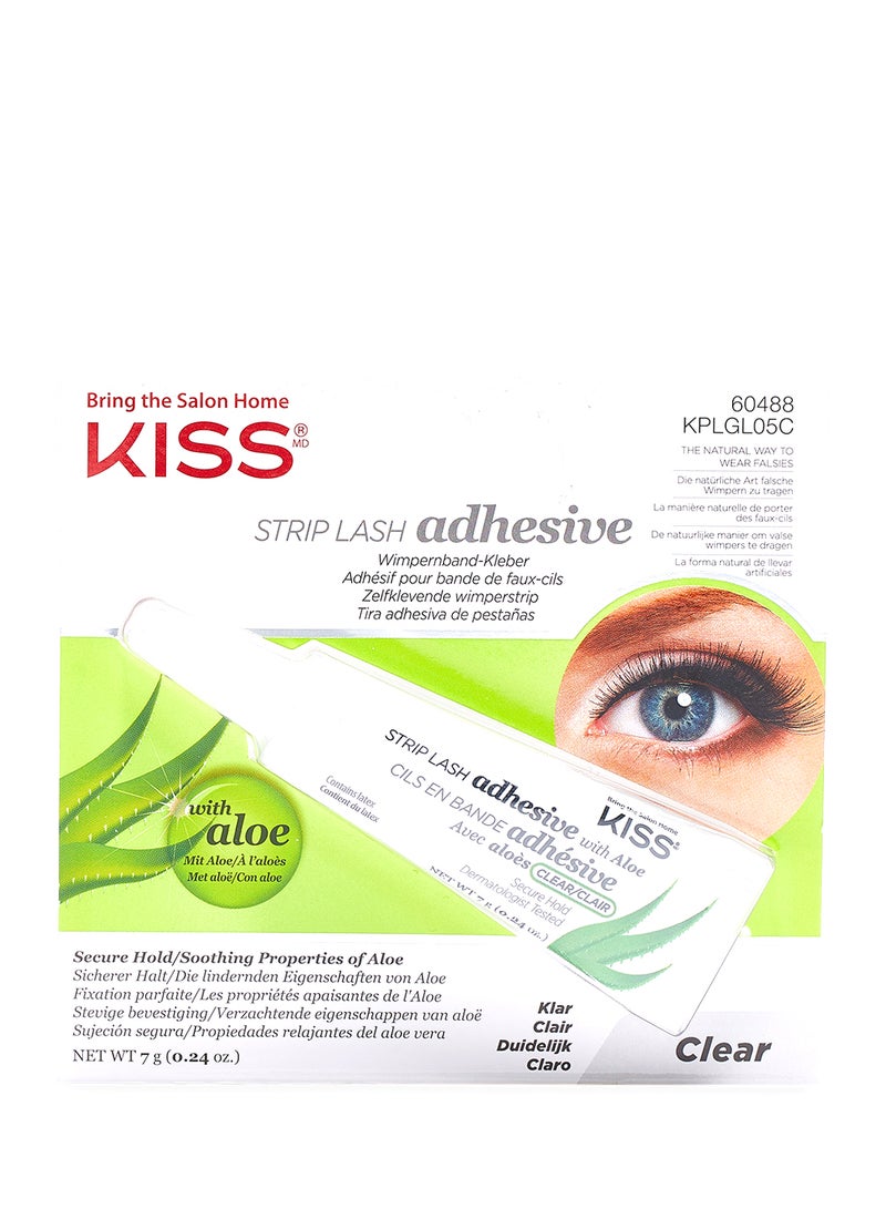 KISS - Strip Lash Adhesive With Aloe Clear - Image 1