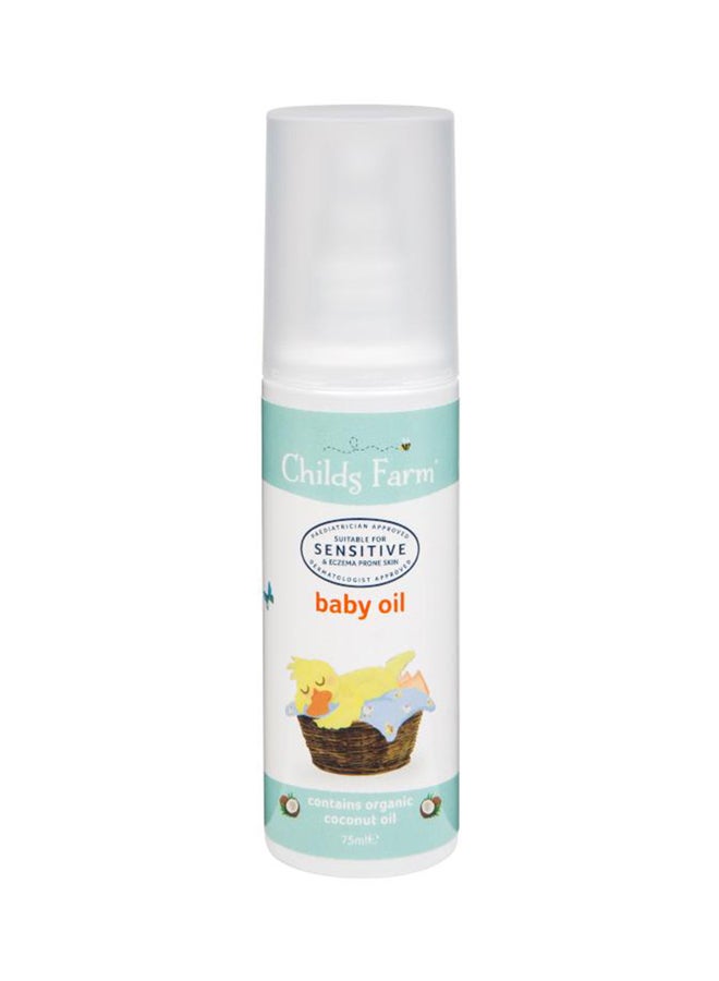 Childs Farm - Organic Coconut Baby Oil For Sensitive Skin, 75 ml - Image 1