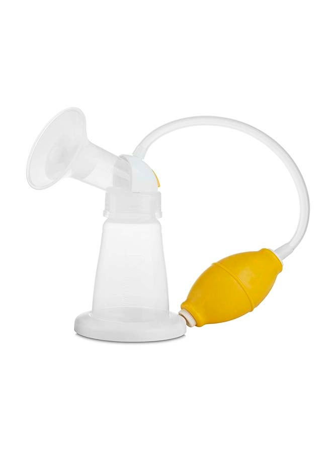 pigeon Adjustable Manual Breast Pump - Clear/Yellow  - Image 1