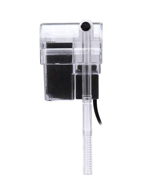 External Oxygen Pump For Aquarium Clear/Black 19.5cm
