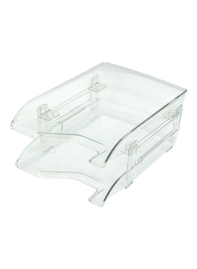 FIS A4 Sheets Executive Office Tray Transparent