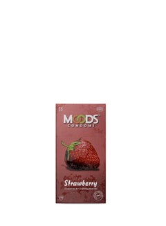 Moods 12-Piece Strawberry Condom 