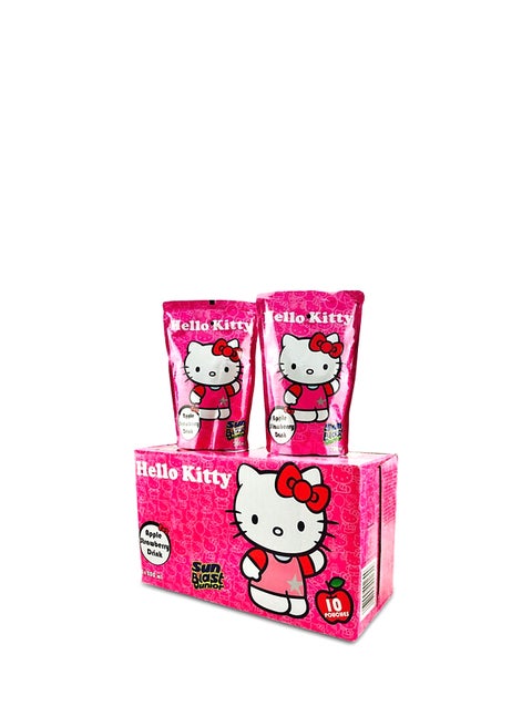 Junior Hello Kitty Apple And Strawberry Juice 200ml pack_of_10