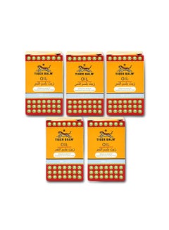 Tiger Balm 5 Piece Headache And Stuffy Nose Relief Oil Set, 3ml 