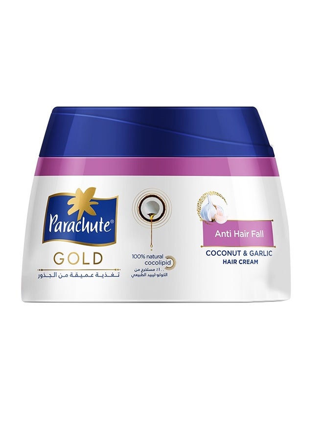 Parachute Gold Anti-Hair Fall Coconut And Garlic Hair Cream 210ml  - Image 1