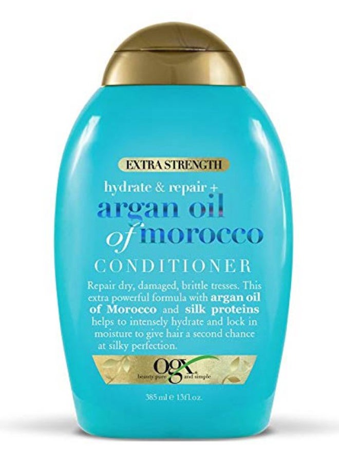 أو جي إكس بلسم بزيت الأرجان المغربي الترطيب والإصلاح المضاعف 385ملليلتر