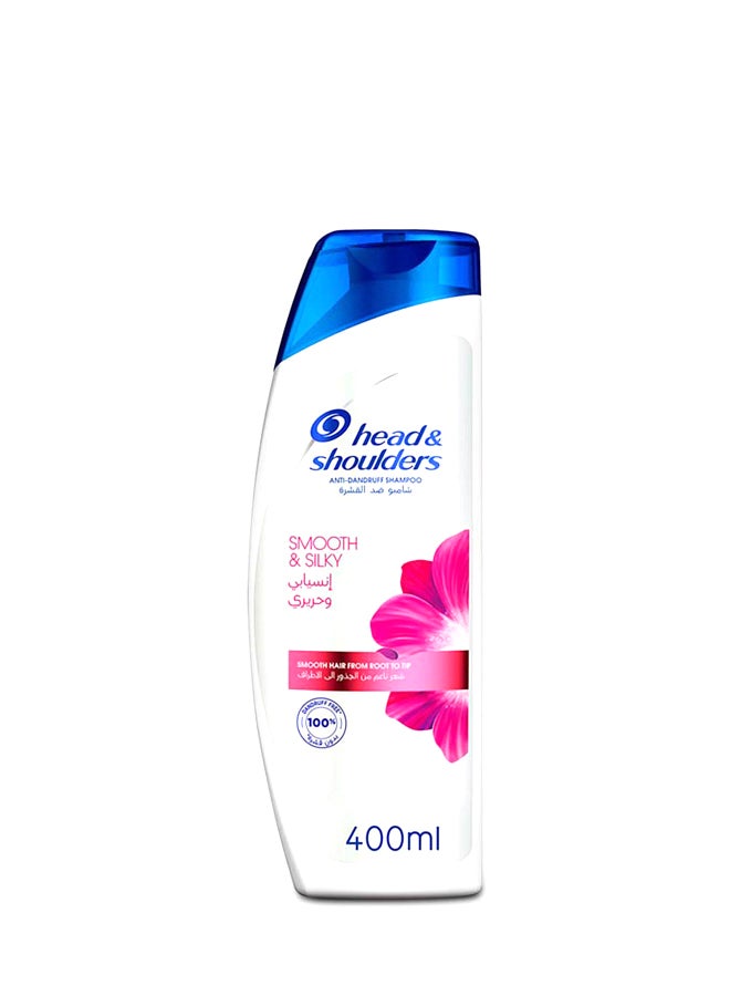 Head & Shoulders Smooth And Silky Anti Dandruff Shampoo For Dry And Frizzy Hair 200+400ml