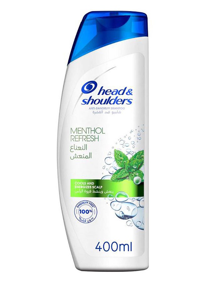 Head & Shoulders Menthol Refresh Anti-Dandruff Shampoo for Itchy Scalp, 400 ml