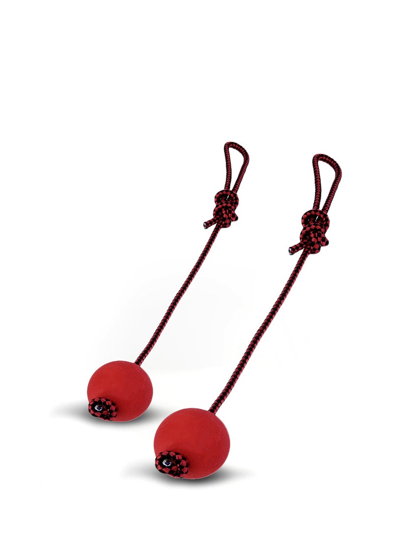 OUTAD Chew Ball Tooth Cleaning Training Toy Red 50x50x50mm - Image 1