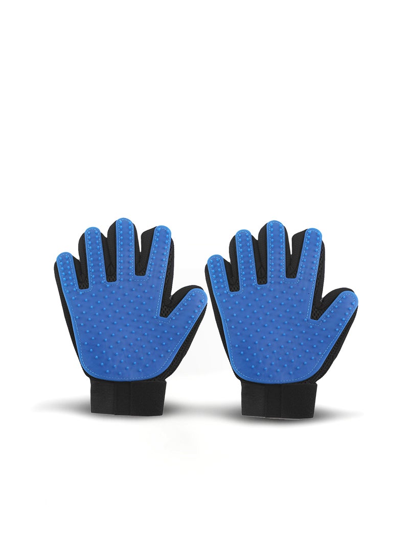 OUTAD Efficient Massage Grooming Gloves Blue  - Image 1