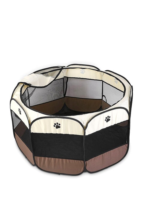Folded Waterproof Octagon Oxford Tent Cage Multicolour 114x114x58cm