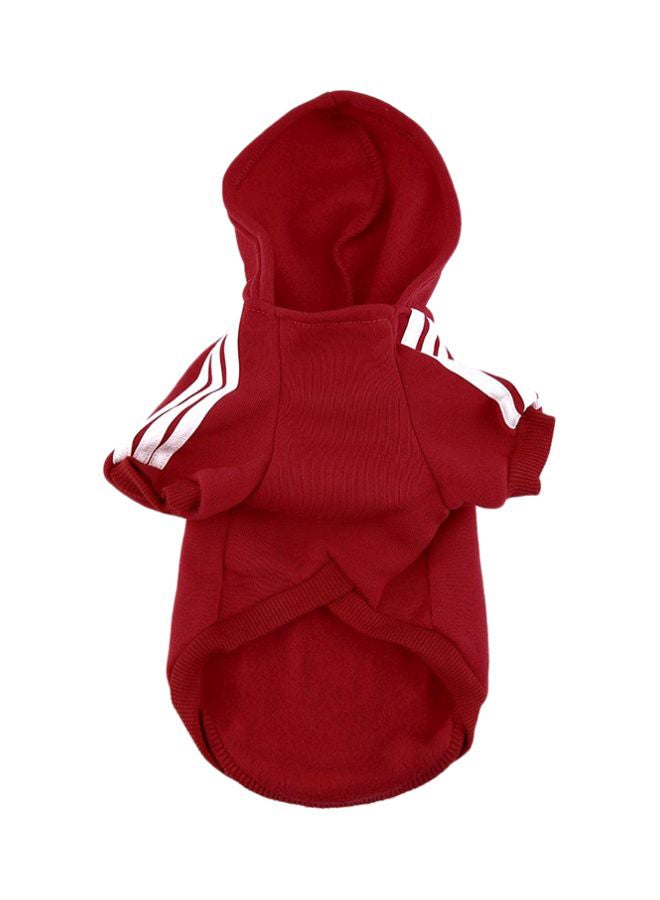 OUTAD Winter Autumn Coat With Hoodie Red M  - Image 1