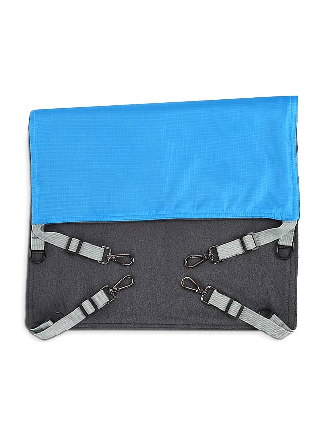 OUTAD Reversible 2 Sides Cage Hammock Bed Blue/Black - Image 1