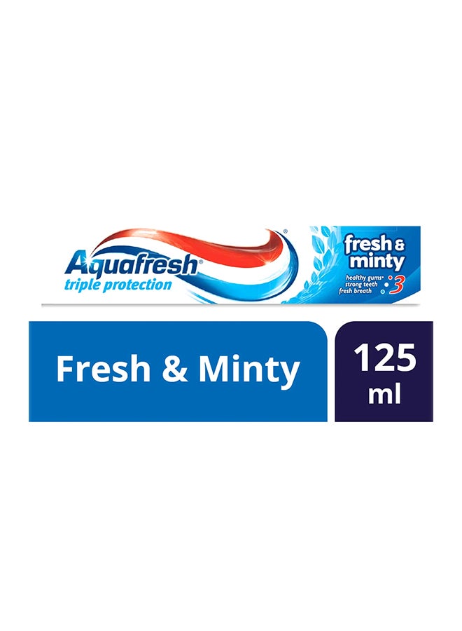 Aquafresh Fresh And Minty Toothpaste White 125ml - Image 1