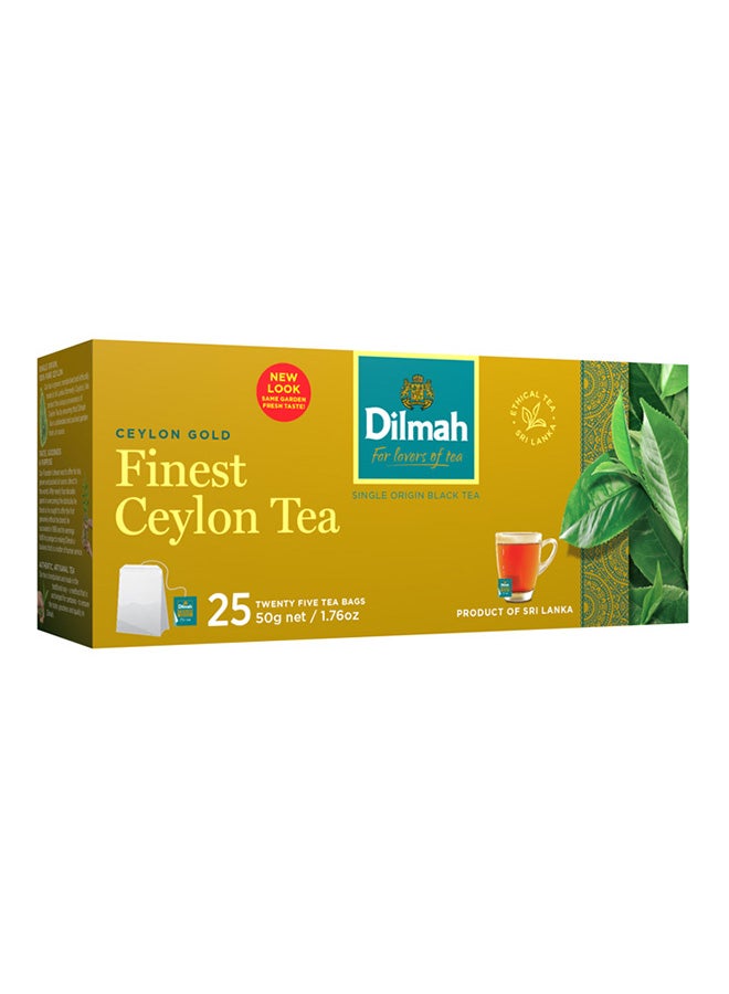 Dilmah Ceylon Gold Tea Bag Set 25 Pieces