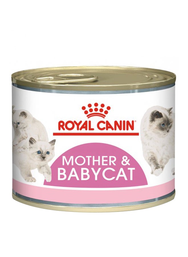 ROYAL CANIN Feline Health Nutrition Mother And Babycat Mousse Wet Food Cans 195g Pack Of 12 - Image 1