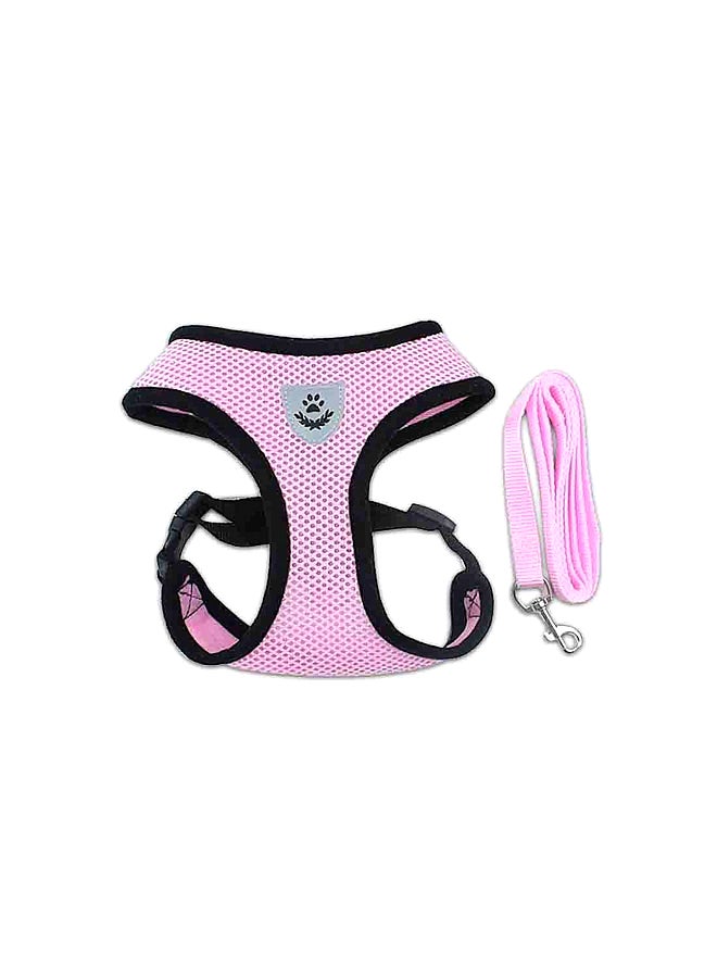 Generic Simple Strap And Traction Rope Pink/Black Small 