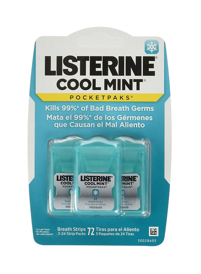 Listerine - 72-Piece Pocketpaks Cool Mint Breath Strips - Image 1