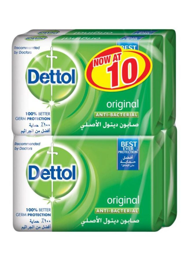 ديتول - عبوة ألواح صابون مضاد للبكتيريا من 4 قطع 120جرام - Image 1