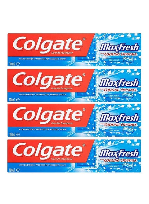 Max Fresh Tooth Paste Cool Mint (3+1)X100ml