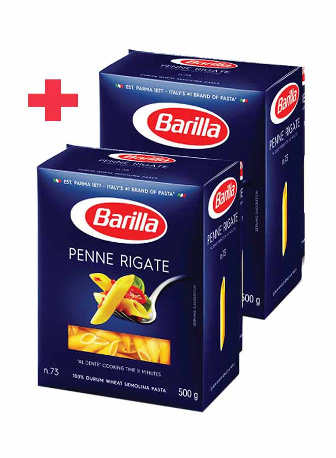 Barilla - Penne Rigate 500g Pack of 2 - Image 1