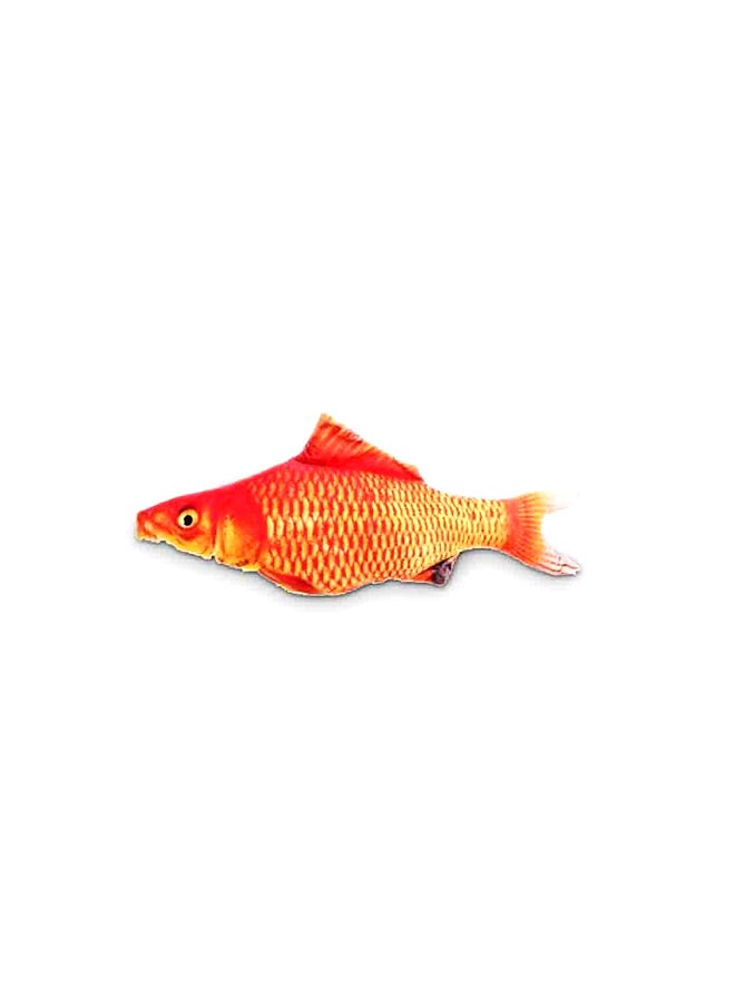 3D Fish Plush Toy Red/Yellow 20cm - Image 1