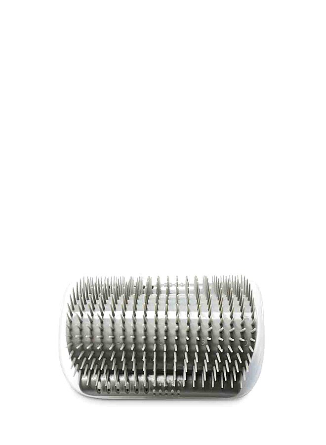 فرشاة لإزالة شعر الحيوانات الأليفة ويمكنهم استخدامها بأنفسهم رمادي - Image 1